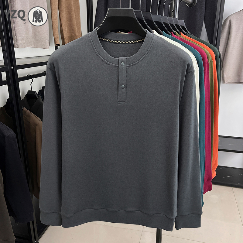 Thermal Long John - Warm Brushed Knit Henley Long Sleeve