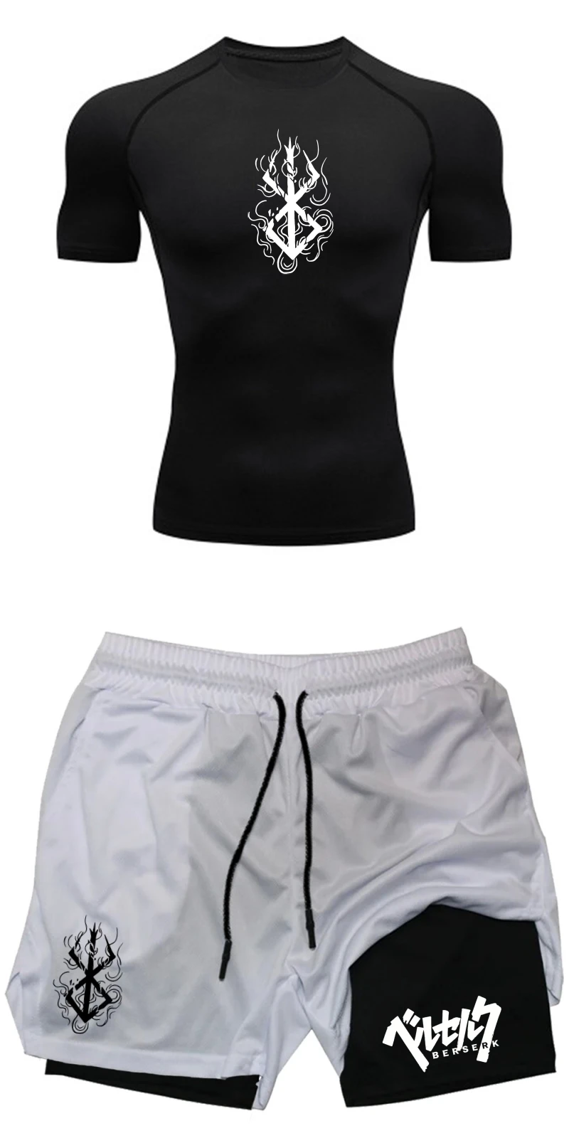 Men's Summer Gym Fitness Train - Compression Shorts Athletes 评论和价格