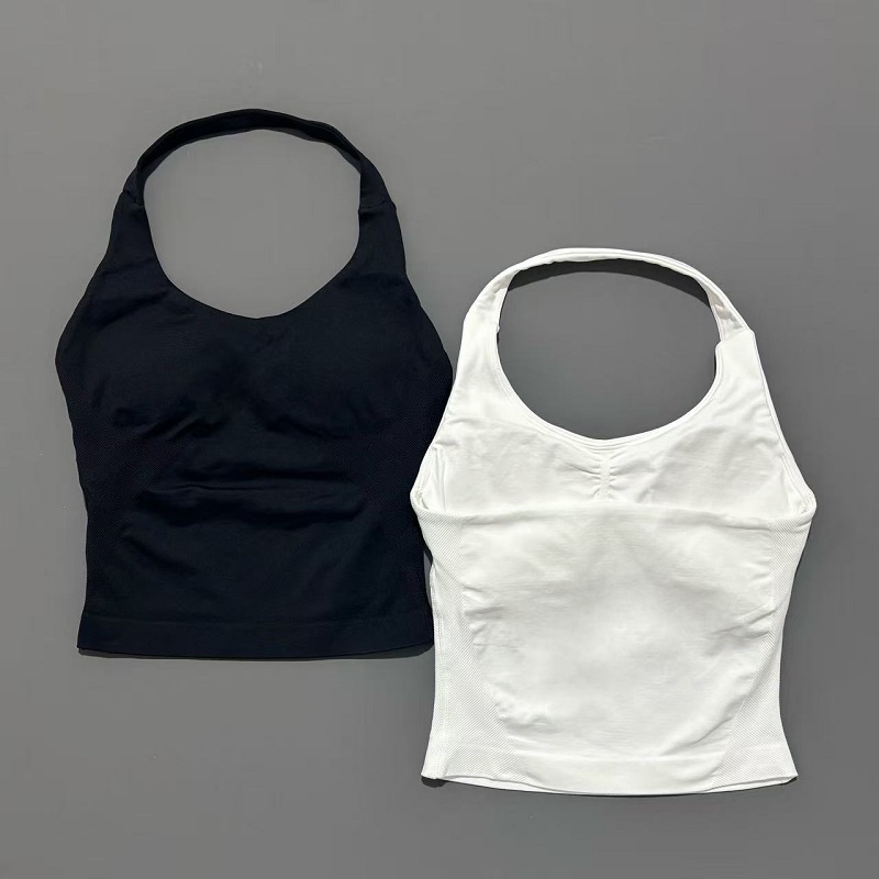 Sports Gym Halter Top Woman Se - Suspender Tank Top 评论和价格