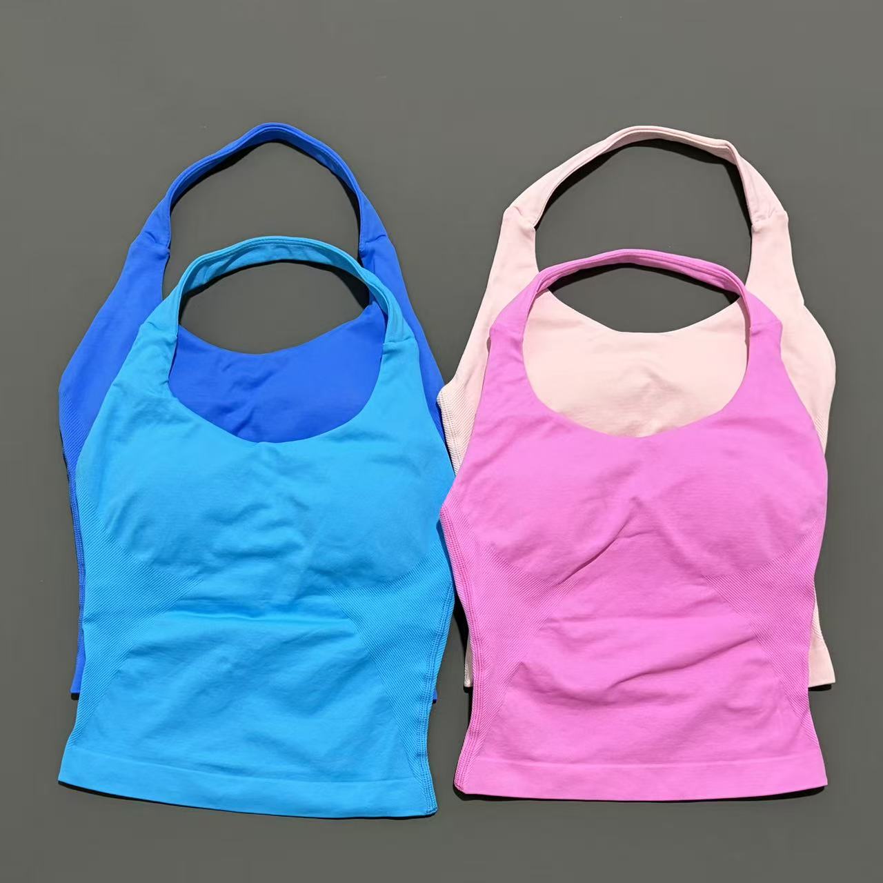 Sports Gym Halter Top Woman Se - Suspender Tank Top 评论和价格