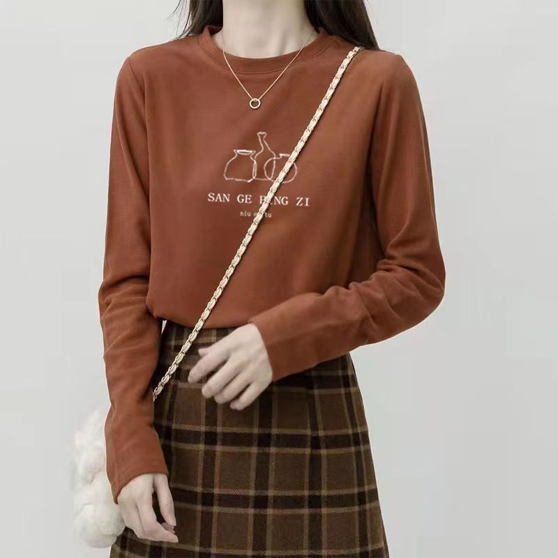 Women Korean Style Crew Neck B - Undershirt Crew Neck 评论和价格